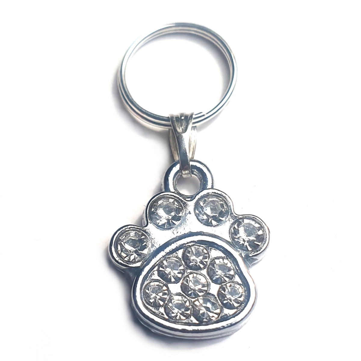 Diamante Paw Cat Collar Charm