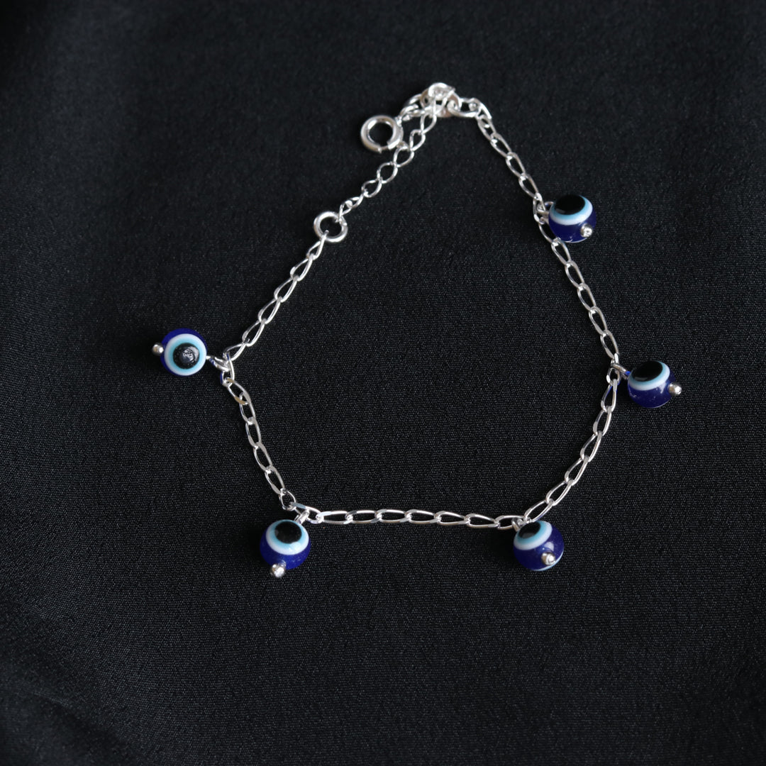 Single line Evil Eye Bracelet