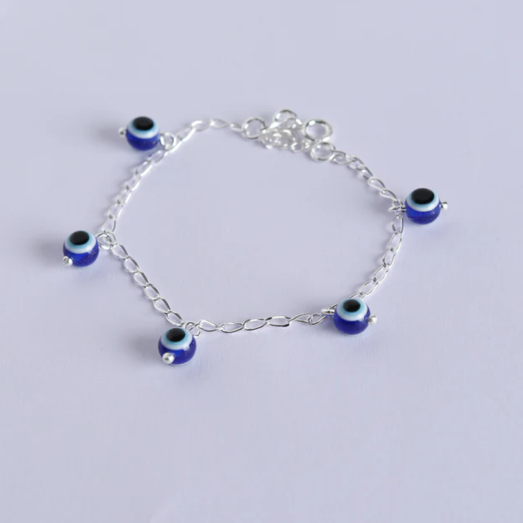 Single line Evil Eye Bracelet
